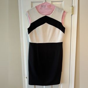 Calvin Klein color block dress. Size 14.